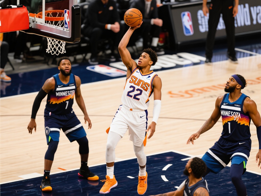 布克手感冰凉 太阳惜败森林狼丢关键战