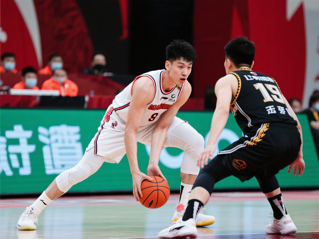 杨瀚森低位丝滑脚步强打余嘉豪终勾手得分